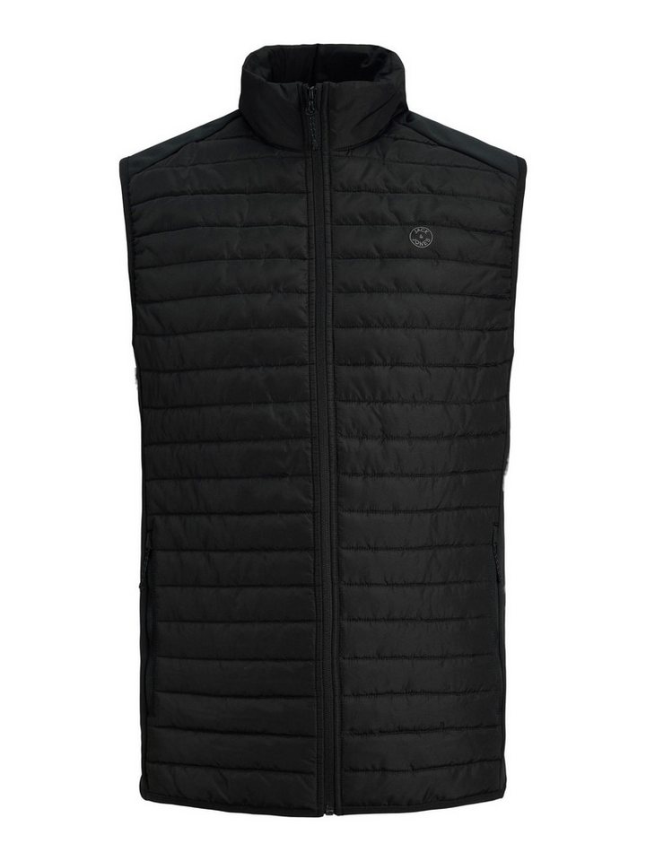 Jack & Jones Funktionsweste Stepp Übergangs ohne Ärmel JJEMULTI für Herren Recyceltes Material nachhaltig Regulär geschnitten Fit unifarben Bild 4