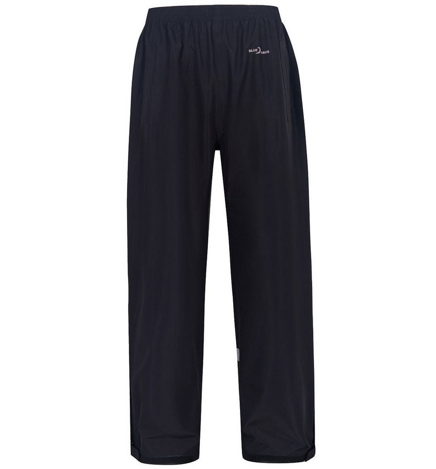 RennerXXL Regenhose Melton Herren Funktionshose Herren wasserdicht atmungsaktiv Übergrößen Durchgriff-Taschen, reflektierende Applikationen, elastischer Bund Bild 5