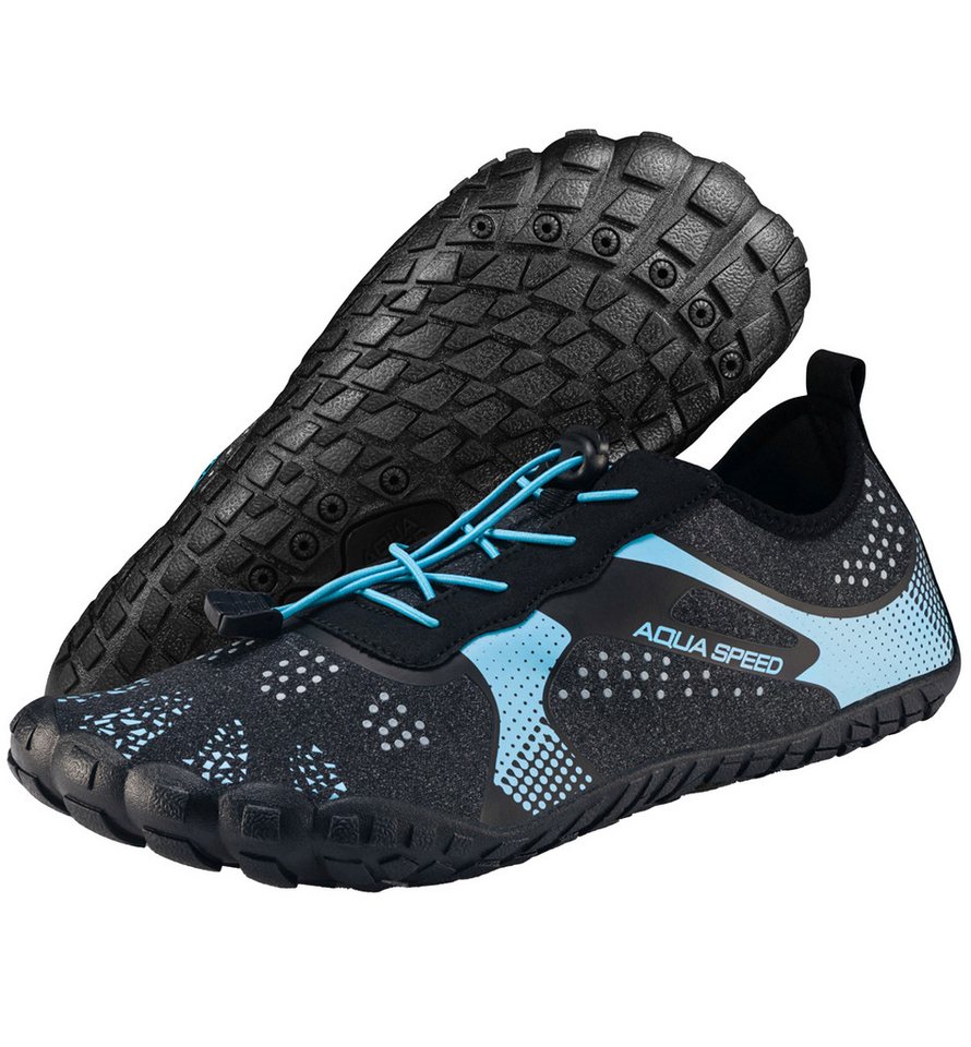 Aqua Speed Nautilus Strandschuhe Gr. 46 – Hellblau + Mikrofaserhandtuch Wasserschuh (Aqua Sneaker mit Schnellverschluss – flexibel & rutschfest) Kein Schwitzen, kein Reiben – ideal für Barfußfreunde Bild 2