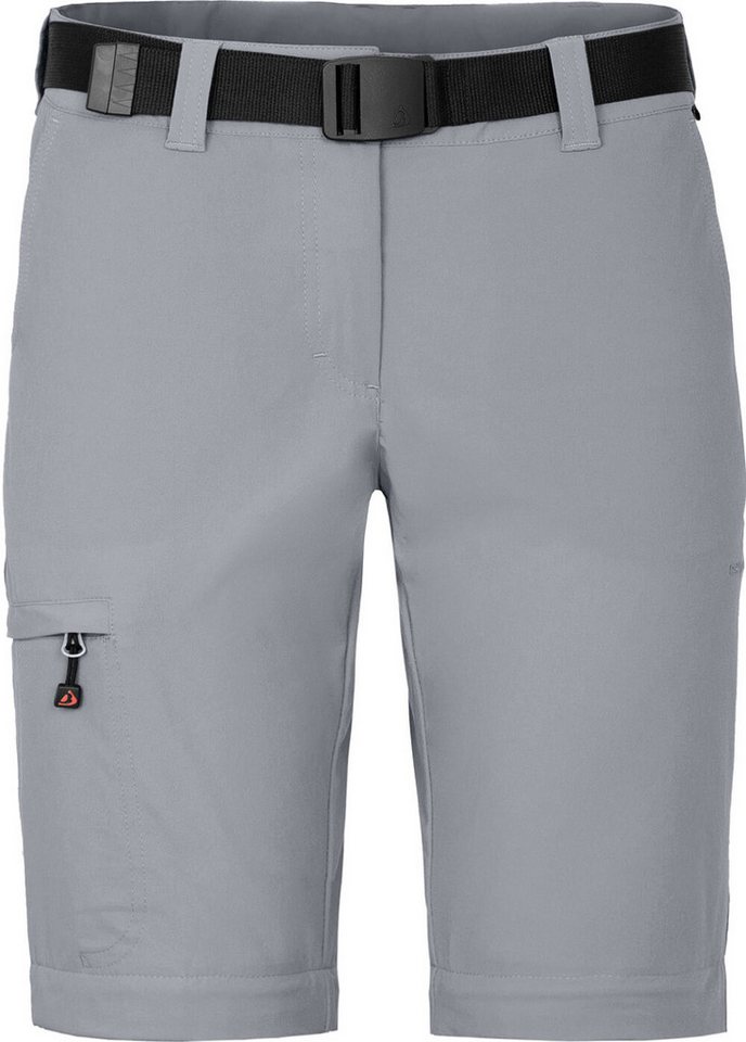 Bergson Outdoorhose BENNETT Zipp-Off (slim) Damen Wanderhose, vielseitig, pflegeleicht, Langgrößen, hellgrau Bild 5