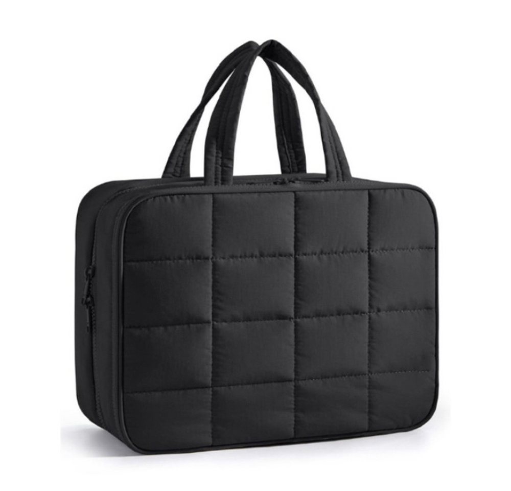 Coonoor Kosmetiktasche Groß Kulturbeutel zum Aufhängen, Kulturtasche für Damen, Damen Reise Schmuck Organizer, Puffy Makeup Cosmetic Bag Organizer