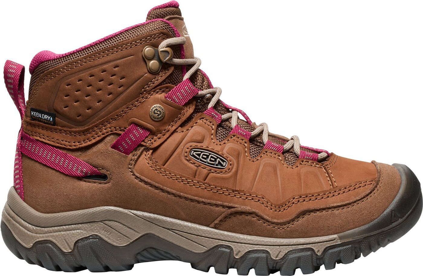 Keen TARGHEE IV MID WP W-BISON/BEAUJOLAIS BISON/BEAUJOLAIS Wanderschuh Bild 2