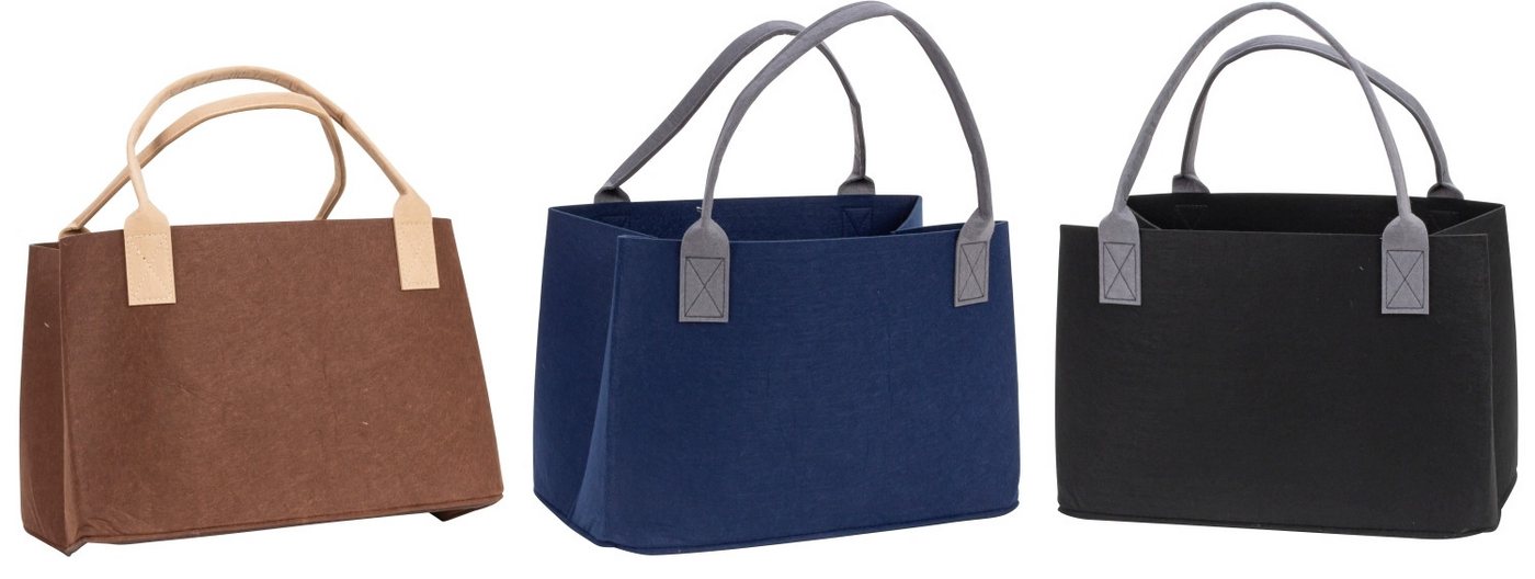 MF Einkaufsshopper Filztasche Unica Ich bin nicht perfekt einzigartig 40 cm Bild 4