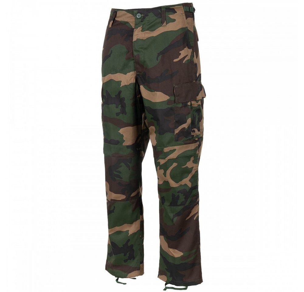 MFH Outdoorhose US Kampfhose BDU Woodland von MFH – Militärhose.