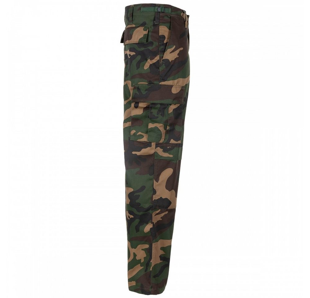 MFH Outdoorhose US Kampfhose BDU Woodland von MFH – Militärhose. Bild 3
