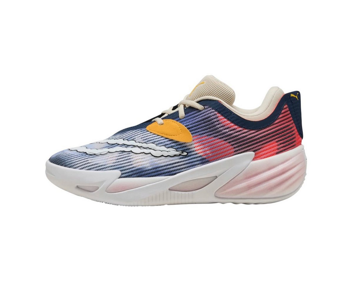 PUMA Hallen-Indoorschuhe All-Pro Nitro™ 2 Hooptopia (Basketball) blau/bunt Badmintonschuh Bild 2