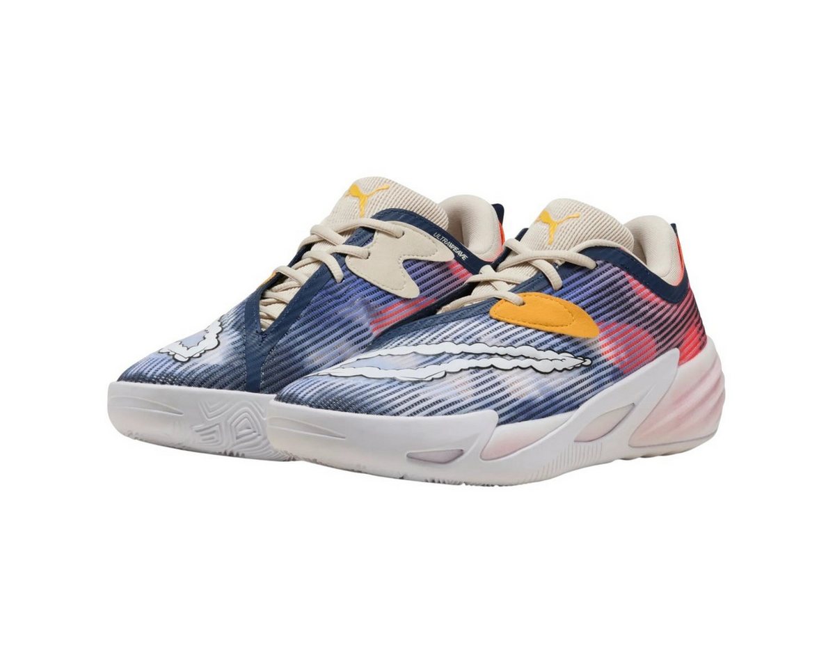 PUMA Hallen-Indoorschuhe All-Pro Nitro™ 2 Hooptopia (Basketball) blau/bunt Badmintonschuh Bild 4