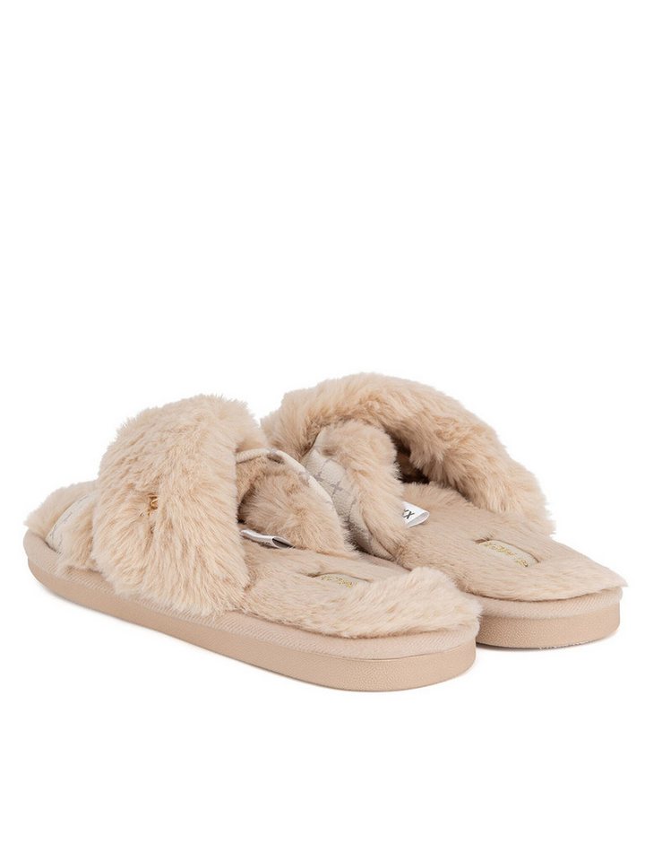 Mexx Mexx Damen-Hausschuhe beige MI002004343W Hallenschuh