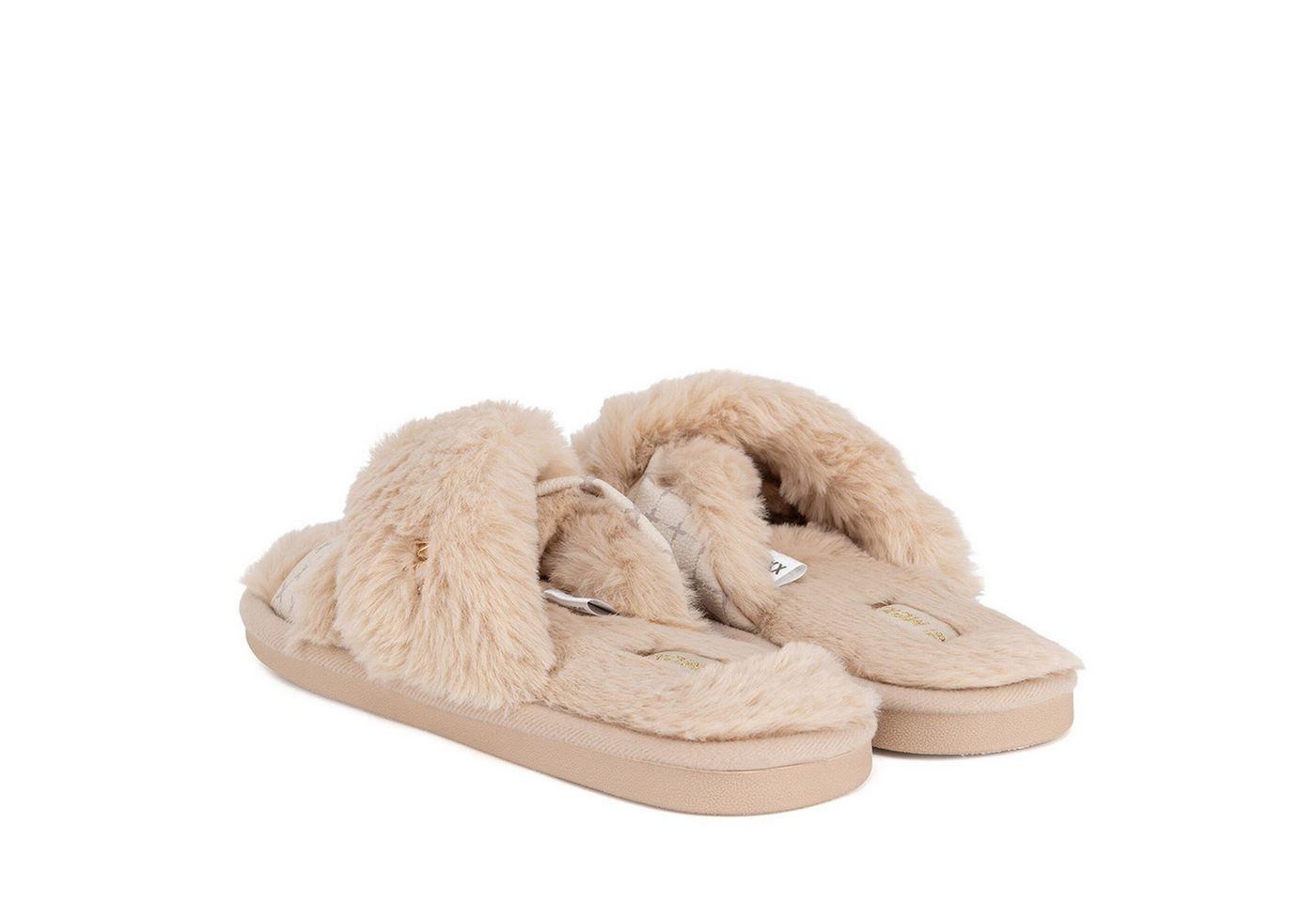 Mexx Mexx Damen-Hausschuhe beige MI002004343W Hallenschuh Bild 2