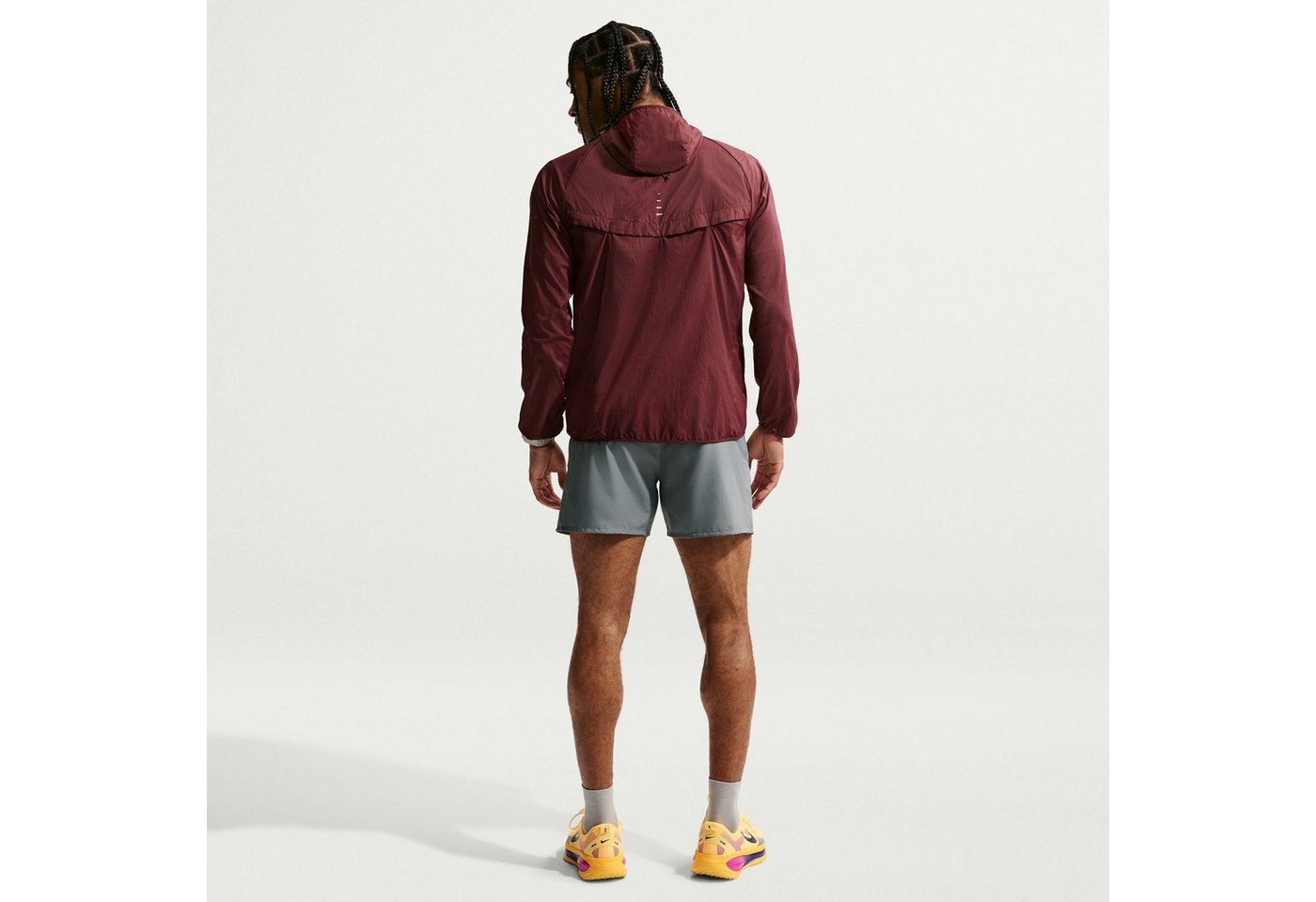 Nike Laufhose M NK DF MILER 5BF SHORT SMOKE GREY/SMOKE GREY/REFLECTI Bild 2