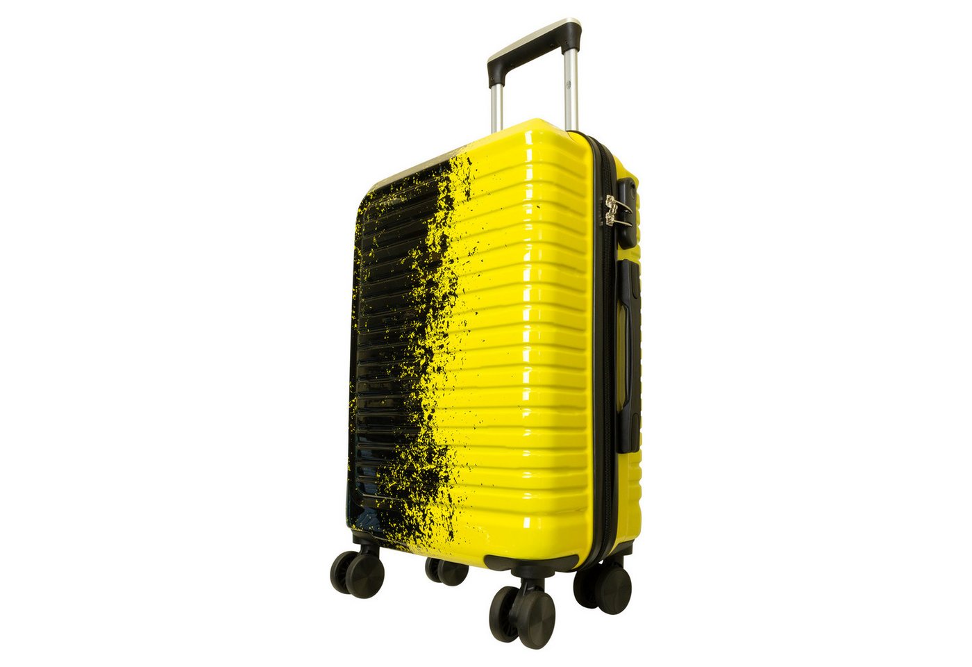 Trendyshop365 Hartschalen-Trolley Sierra, 5 Farben, 3 Größen, Reisekoffer mit, 4 Rollen, Zahlenschloss, Doppelrollen, 2 Tragegriffe Bild 4