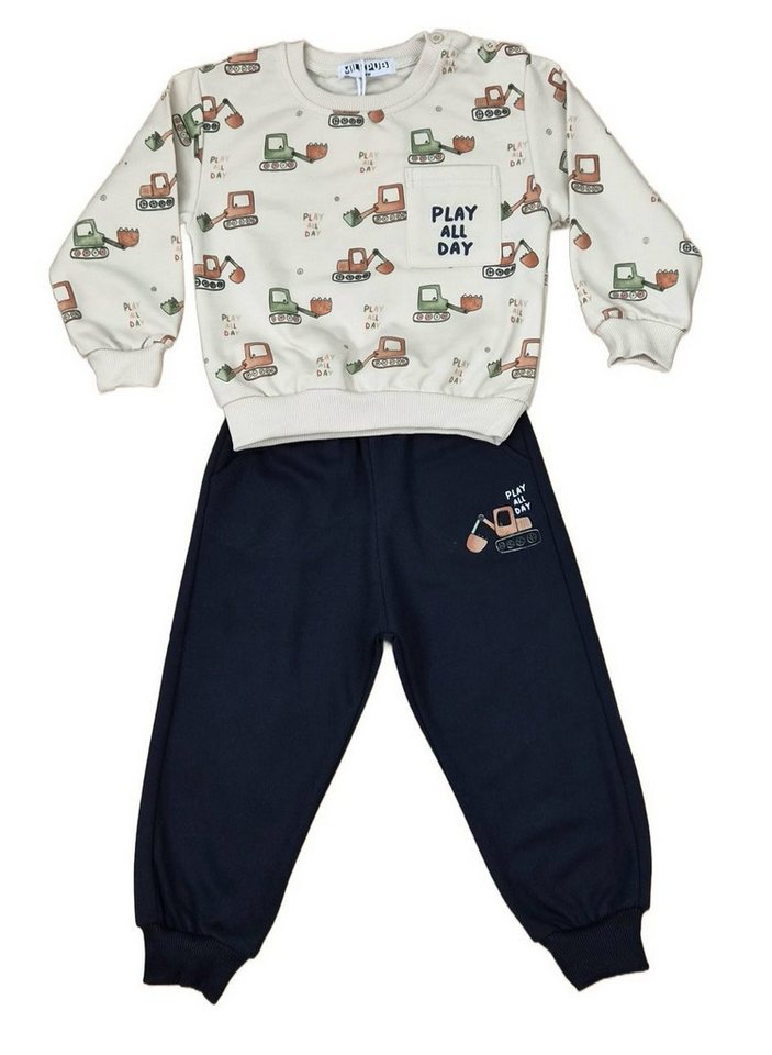 Fashion Boy Sweatanzug Jungen 2-teiliges Set mit Sweatshirt & Jogginghose JF1108a (Set, Sweatshirt & Jogginghose) Bild 4