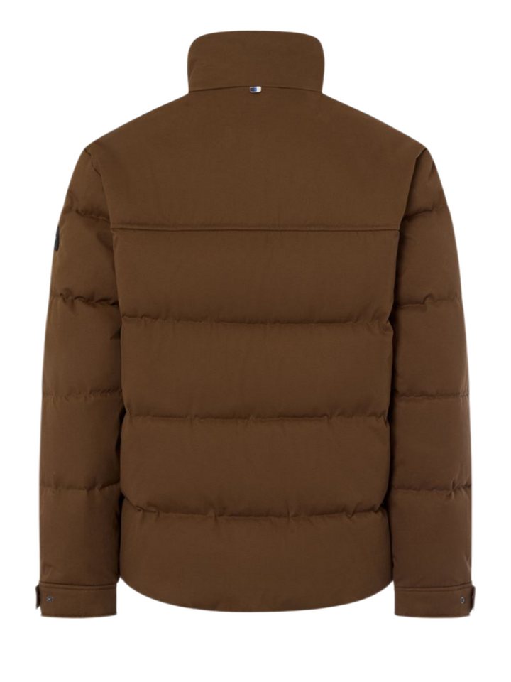 Brax Outdoorjacke braun,Outdoor,Baumwolle,Unifarben,Stehkragen,Lang,Regular Fit Bild 3