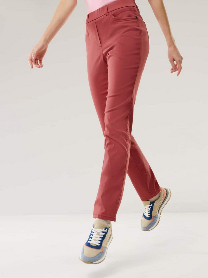 Walbusch Thermohose Damen Thermo-Extraglatt Baumwollhose Regular Fit, bügelfrei, atmungsaktiv, wärmend