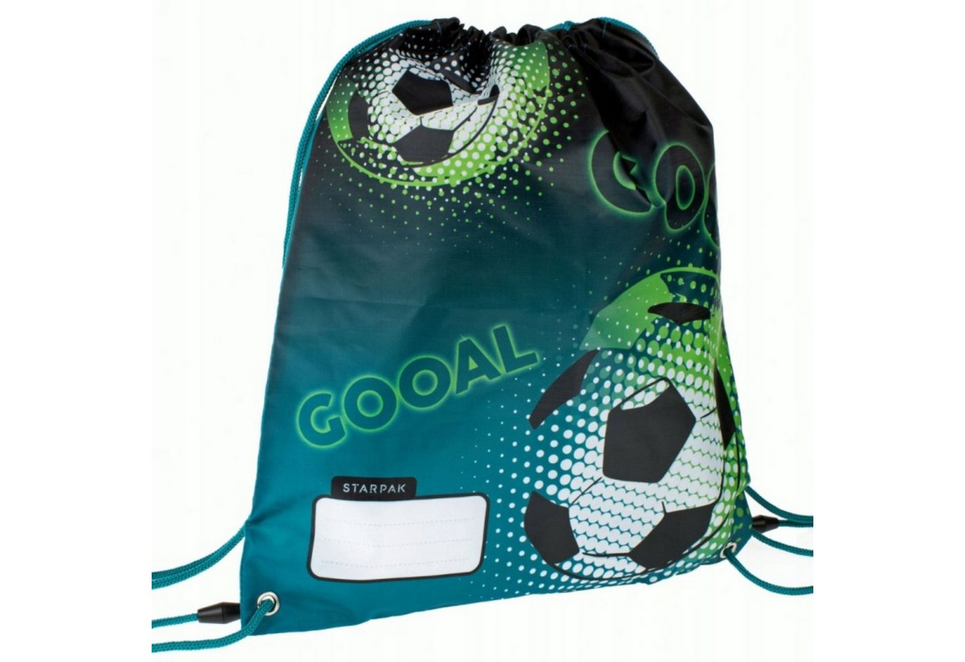 Starpak Turnbeutel Starpak Turnbeutel Football für Jungen Sportbeutel 38,5 × 33 cm (1-tlg)