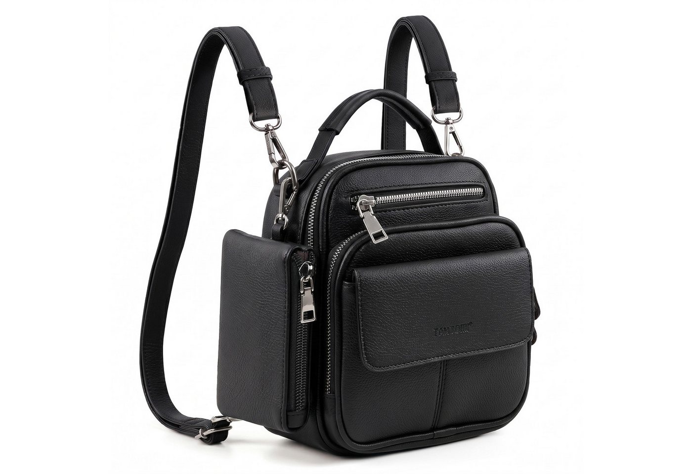 TANTOMI Cityrucksack Kleiner Rucksack Damen Klein Cityrucksack Handtasche 2 in 1, Mini Backpack Women Elegant Casual Daypack Bild 5