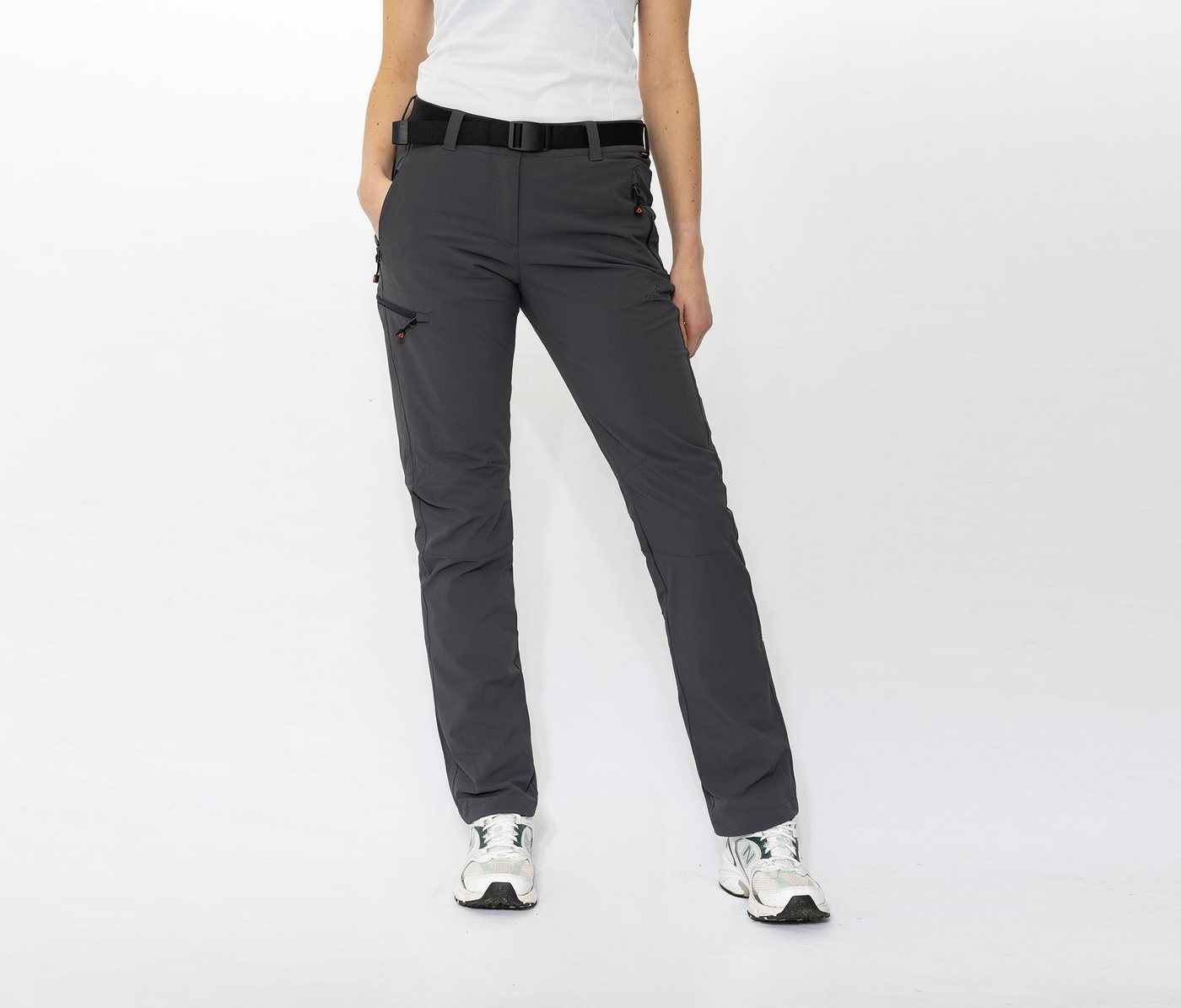 Bergson Outdoorhose TERRA (slim) Damen Winter-Wanderhose, warm gefüttert, elastisch, Langgrößen, peaco