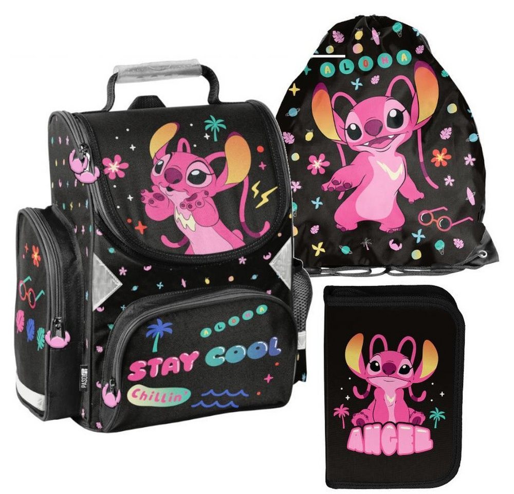 PASO Schulrucksack Schulset 3-tlg. - Lilo & Stitch Disney (Schulranzen-Set, 3-tlg) Bild 5