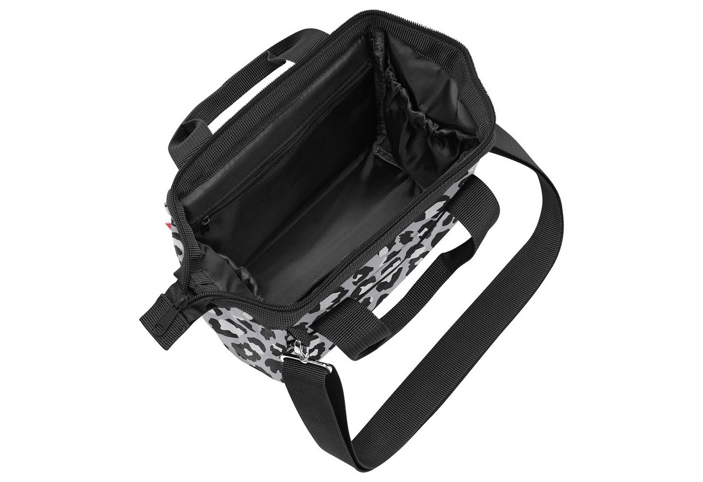 KlickFix Fahrradtasche reisenthel Roomy 4 - Lenkertasche 24 cm (leo nero)