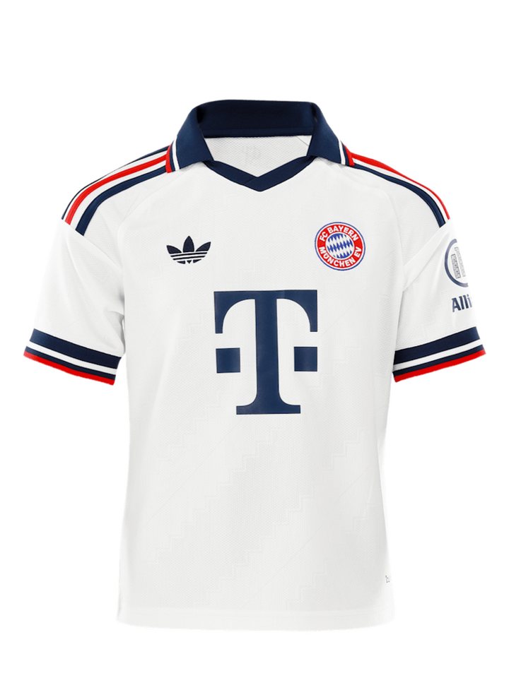 adidas Performance Fußballtrikot FC Bayern München, Trikot Away 26-27, Kinder, weiß Bild 3