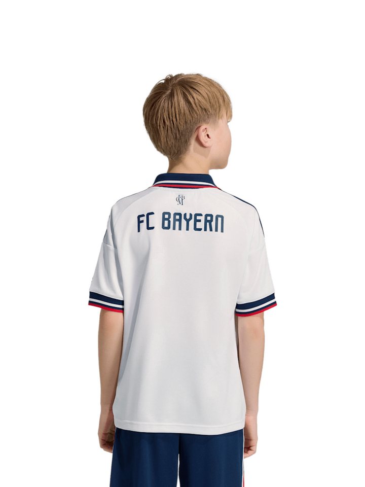 adidas Performance Fußballtrikot FC Bayern München, Trikot Away 26-27, Kinder, weiß Bild 4