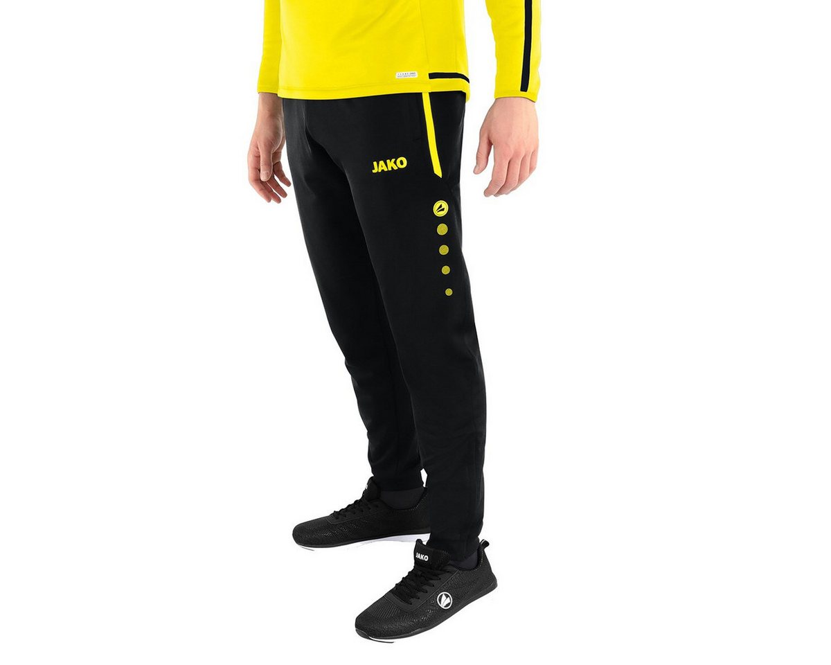 Jako Trainingshose Polyesterhose Competition 2.0 lang schwarz/gelb Herren Bild 2