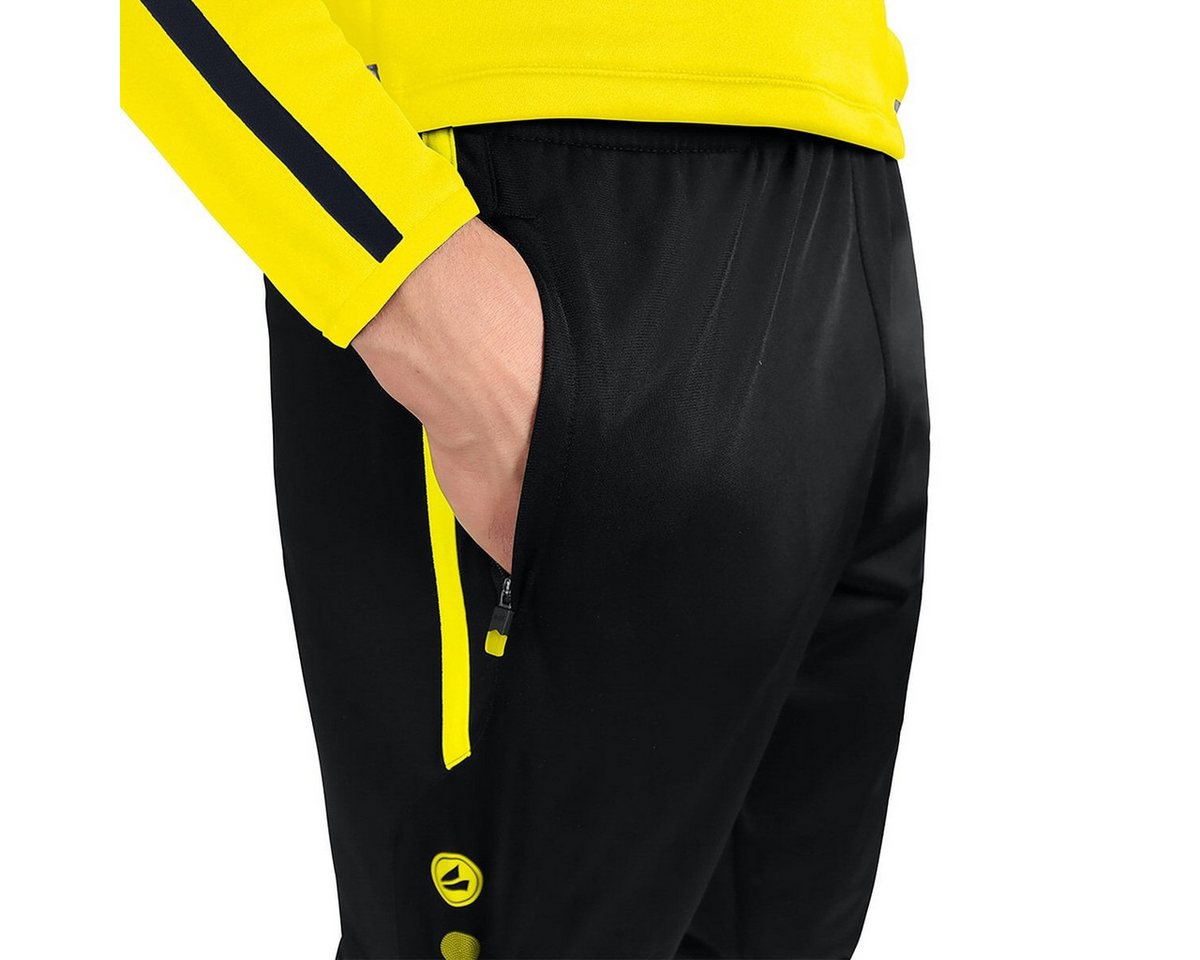 Jako Trainingshose Polyesterhose Competition 2.0 lang schwarz/gelb Herren Bild 3