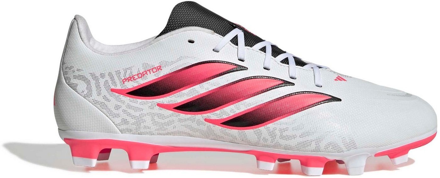 adidas Sportswear Predator Club Fußballschuh FG/MG White/Solar Turbo/Black Fußballschuh Bild 2