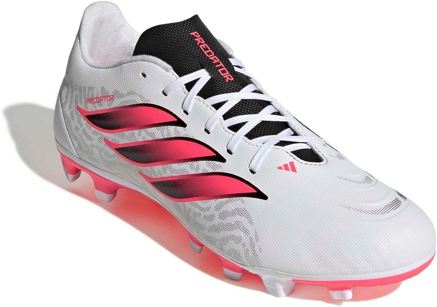 adidas Sportswear Predator Club Fußballschuh FG/MG White/Solar Turbo/Black Fußballschuh Bild 5