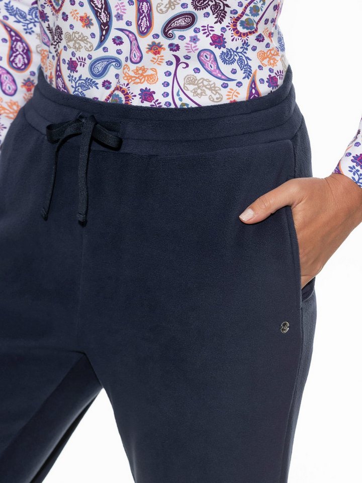 Walbusch Thermohose Damen Freizeithose Thermo-Fleece Thermohose Wärmendes Microfleece, antistatisch, pillingfrei, Gummibund – Homewear
