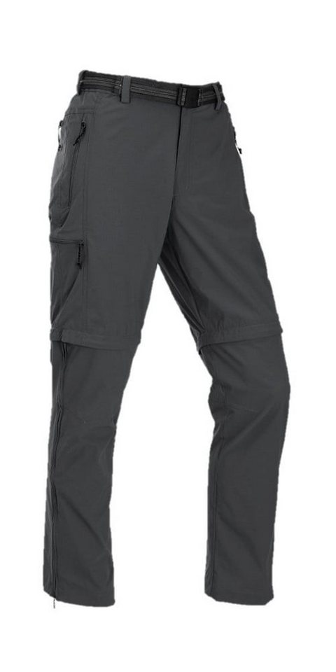 Maul Trekkinghose Quebec XT T-Zipp-Off (lange Hose und Bermudas in einem) dunkelgrau