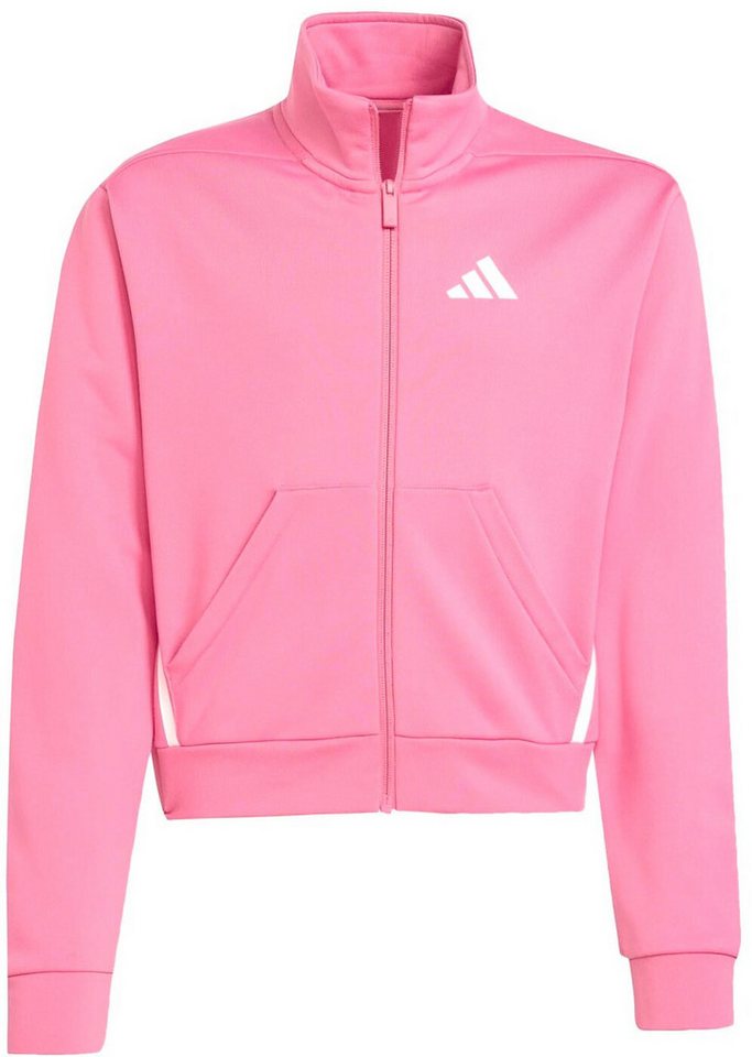 adidas Performance Trainingsjacke JG GAME GO FZ PNKFUS/WHITE Bild 3