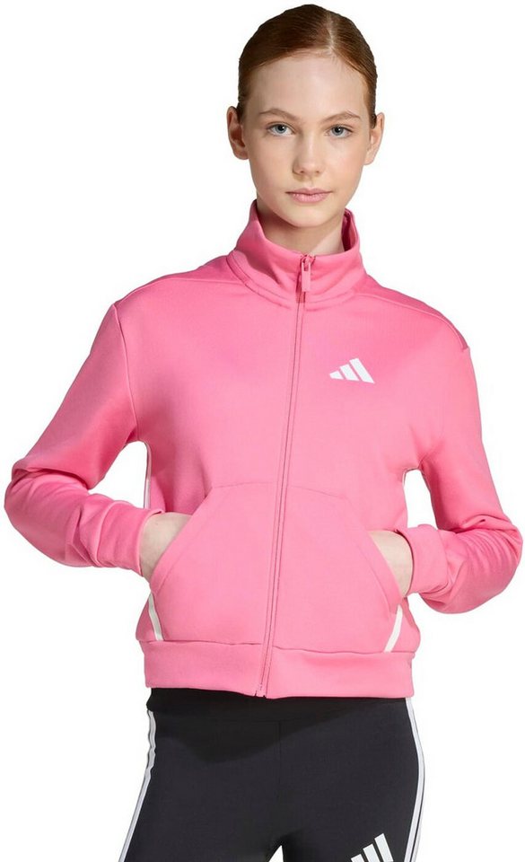 adidas Performance Trainingsjacke JG GAME GO FZ PNKFUS/WHITE Bild 4