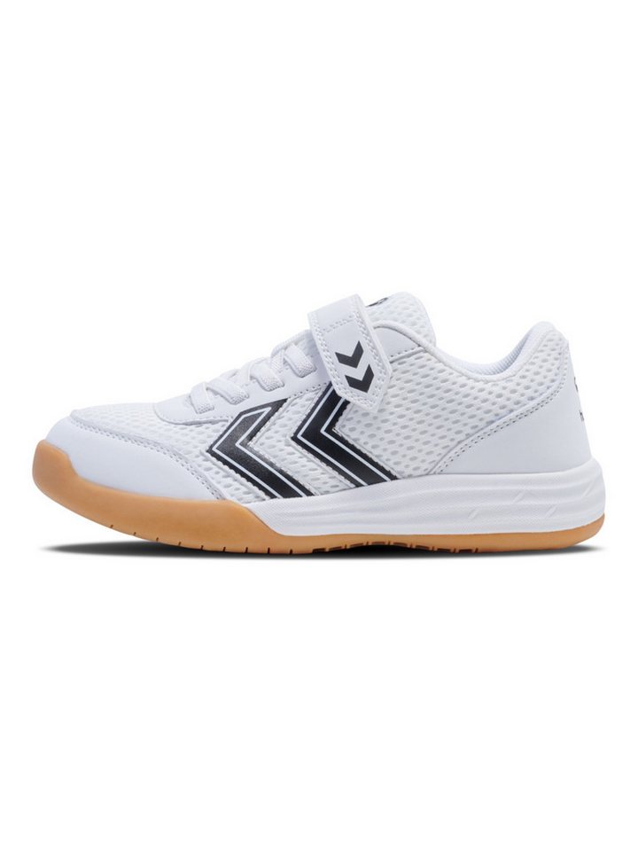 hummel Hallen-Indoorschuhe Multiplay Flex VC (Klettverschluss) weiss/schwarz Badmintonschuh Bild 2