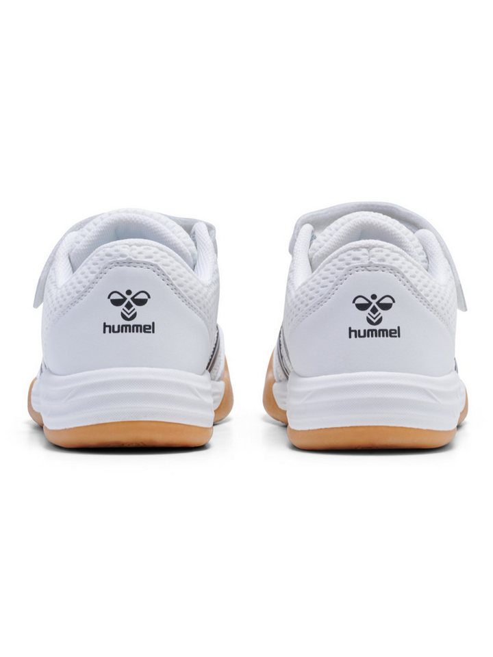 hummel Hallen-Indoorschuhe Multiplay Flex VC (Klettverschluss) weiss/schwarz Badmintonschuh Bild 3