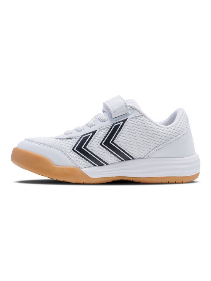 hummel Hallen-Indoorschuhe Multiplay Flex VC (Klettverschluss) weiss/schwarz Badmintonschuh Bild 5