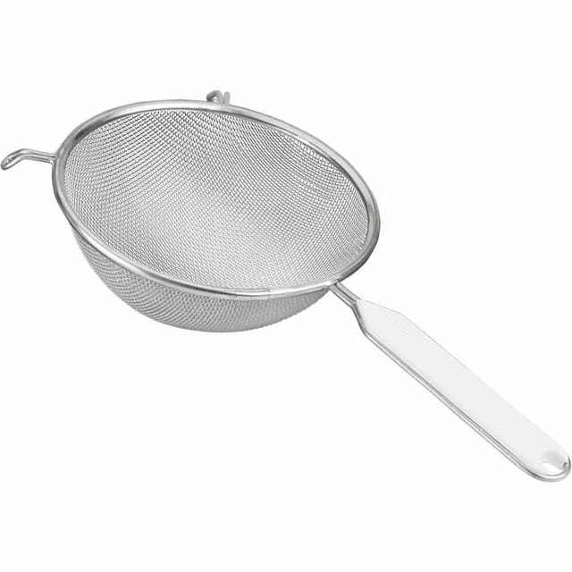 Küchensieb fein 18 cm Aluminium mit Griffeinlage