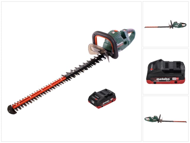 Hs 18 ltx bl 75 Akku Heckenschere 18 v 75 cm Brushless + 1x Akku 4,0 Ah - ohne Ladegerät - Metabo