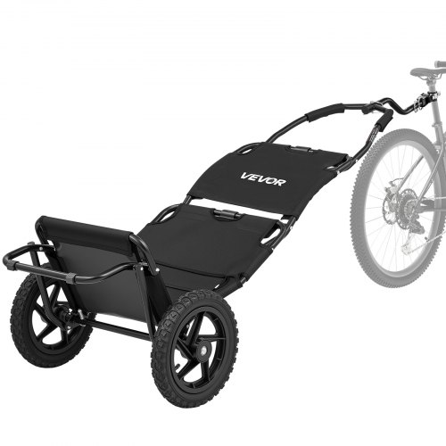VEVOR Fahrradanhänger Faltbar Lastenanhänger 3-in-1 Transportwagen 27 kg, Kohlenstoffstahl, 600D Oxford, Multifunktional für Rucksack Anhänger Handwagen, Für 22-28 Zoll Räder, Transporter für Outdoor