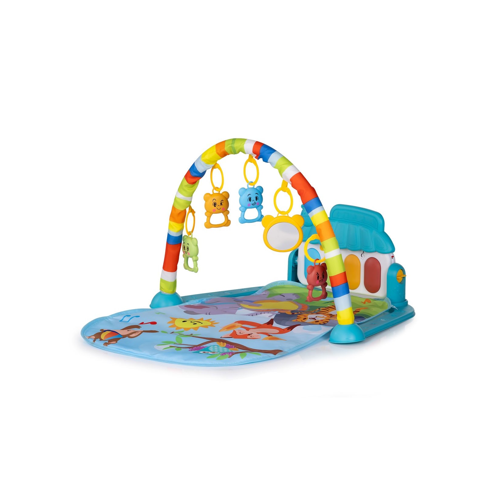 Chipolino Spielbogen Klavierkonzert, Krabbeldecke, Melodien, Hängespielzeuge blau