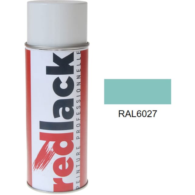 Sprühfarbe 400 ml – RAL 6027 - Matt - Lichtgrün - für verschiedene Oberflächen - Redlack