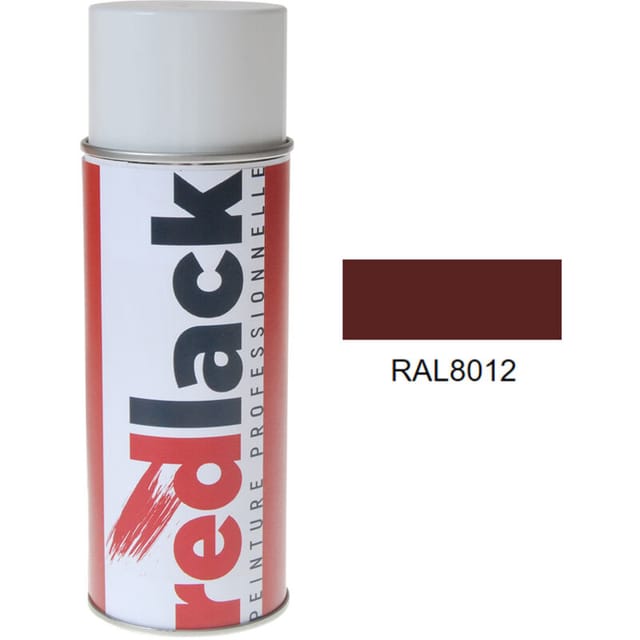 Rotbraun ral 8012 Seidenmatt Mehrflächen-Sprühfarbe Redlack