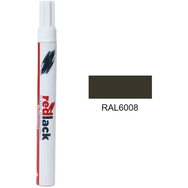 Ausbesserungslack Braungrün ral 6008 Seidenmatt Mehrflächen Redlack