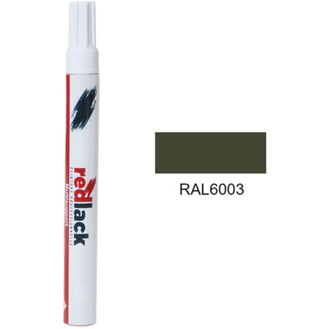 Ausbesserungslack Olivgrün ral 6003 Seidenmatt Mehrflächen Redlack