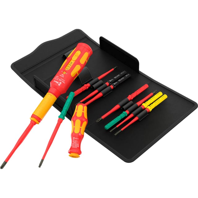 Wera Kraftform Kompakt VDE Safe-Torque Speed Schaltschrank-Set Basic 1 Schraubendreher Set 11-tlg.