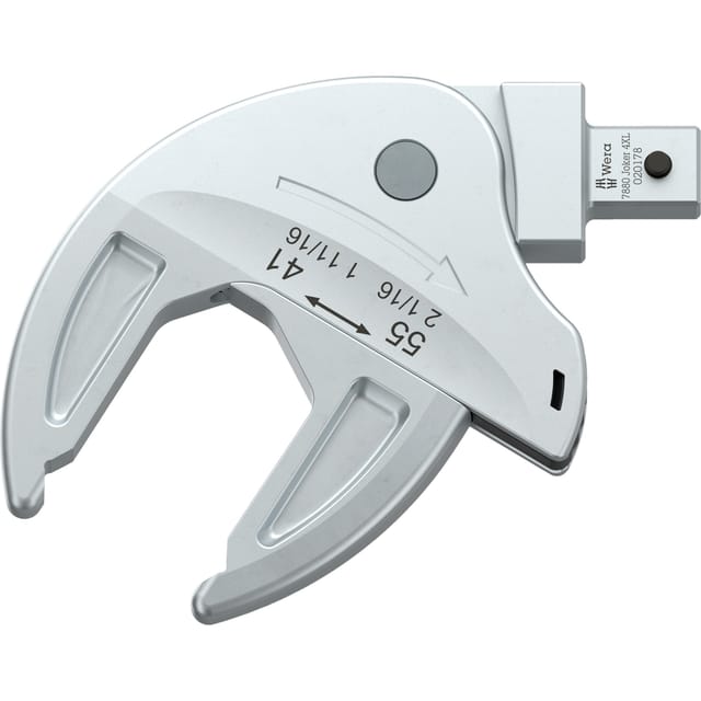 Wera 7880 Joker 4XL Selbstjustierender Einsteck-Maulschlüssel 41-55 mm für 14x18 mm Aufnahme