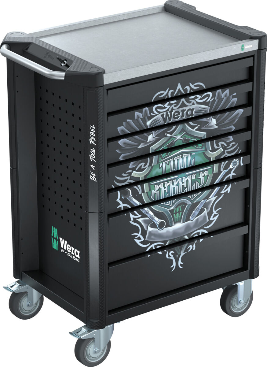 Wera 9805 Tool Rebel Werkstattwagen Stainless ohne Werkzeug