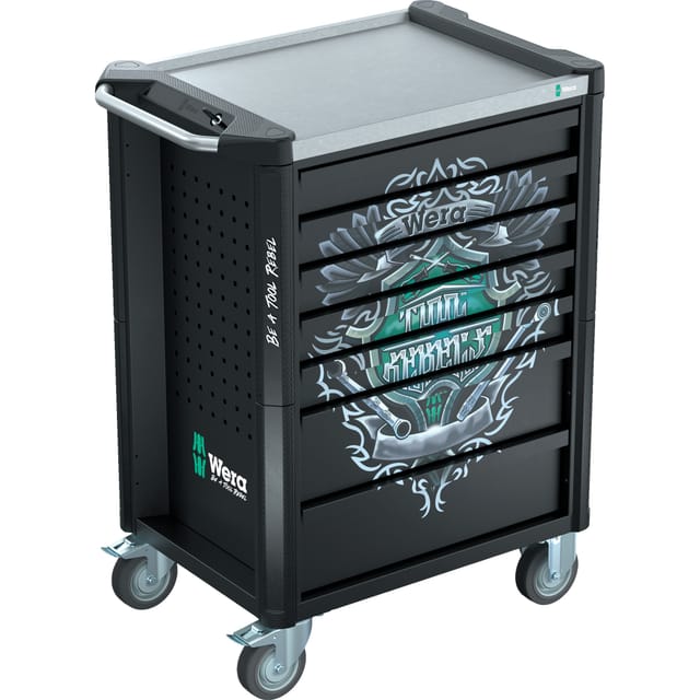Wera 9805 Tool Rebel Werkstattwagen Stainless ohne Werkzeug