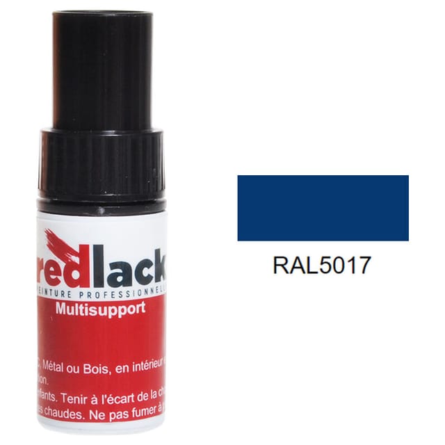 Lackstiftflasche Verkehrsblau ral 5017 Glanz Mehrflächen Redlack