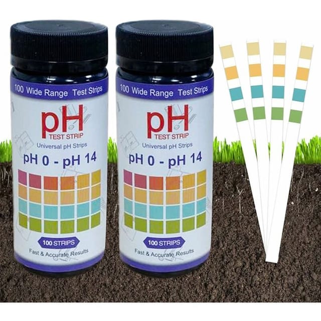 Ph-teststreifen, 200 Streifen Boden-ph-teststreifen, Ph-teststreifen Für Boden, Testpapier (ph 0–14), Gartenboden-ph-tester, Ph-testkit Für Bodenanalyse (2)